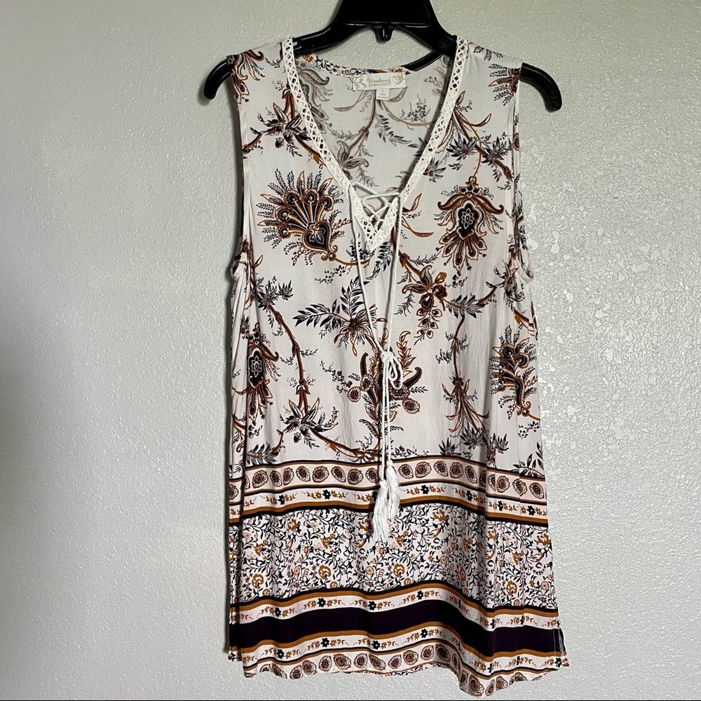 Weekend Suzanne Betro Sleeveless Blouse - Size L